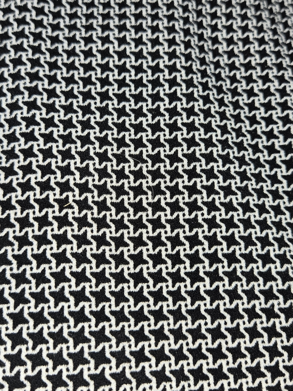 Michael Kors Black & White Houndstooth Track Pants with Side Stripe - Picture 5 of 6